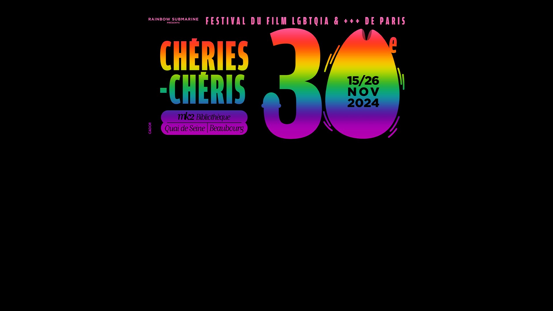 Affiche du film Festival Chéries-Chéris 2024