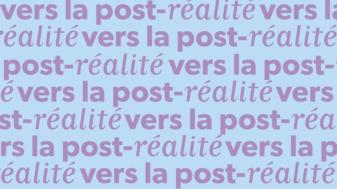 Affiche de l'événement Gérald Bronner  : Vers la post-réalité
