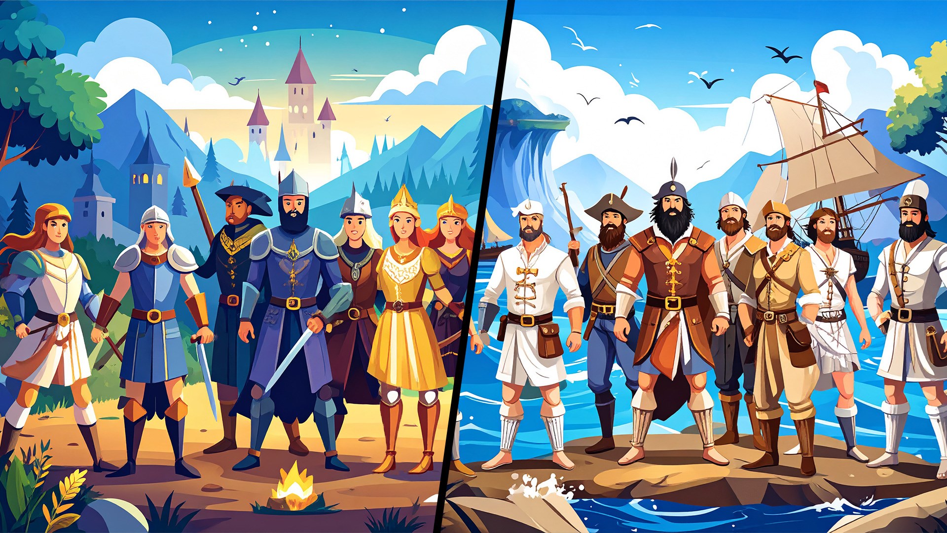 Affiche du film Le roi Arthur et les chevaliers de la table ronde