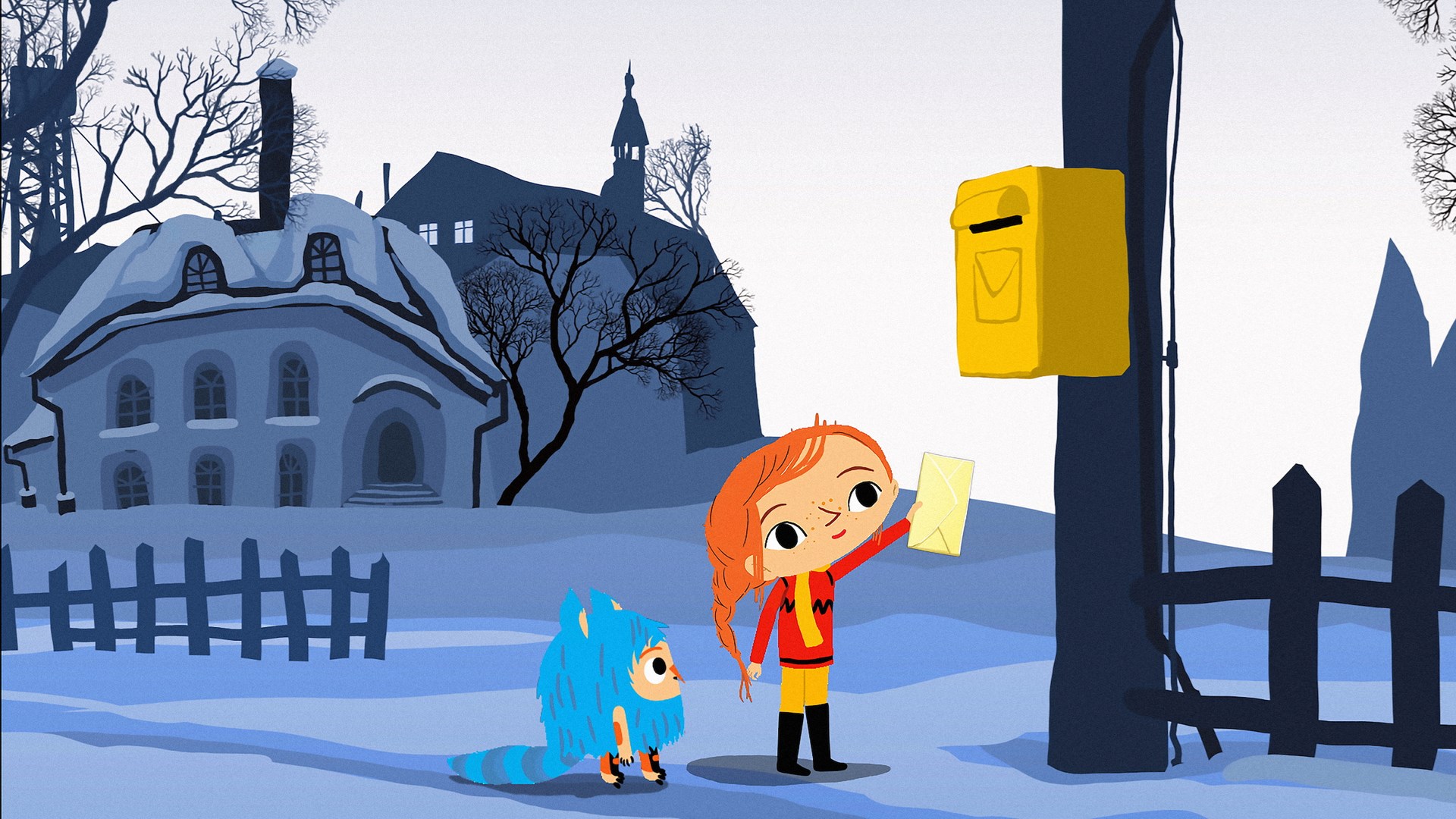 Affiche du film Myrtille et la lettre au Père Noël