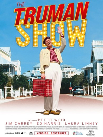 Affiche du film The Truman Show : la réalité, une fiction ?