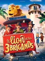 Affiche du film Le Lion et les trois brigands