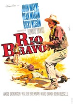 Affiche du film Rio Bravo, la matrice du Western