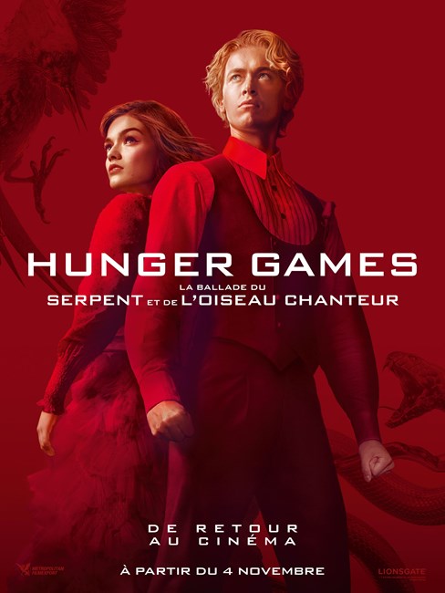 Affiche du film Hunger Games: la Ballade du serpent et de l'oiseau