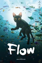 Affiche du film Flow, le chat qui n’avait plus peur de l’eau