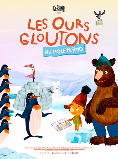 Affiche du film Les Ours gloutons au Pôle Nord