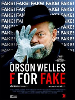 Affiche du film F for Fake: art de l'illusion et illusion de l'art