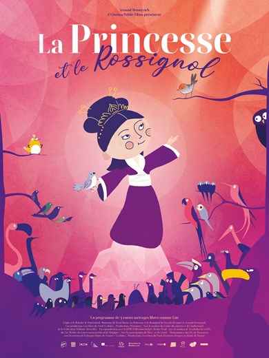 Affiche du film La Princesse et le rossignol