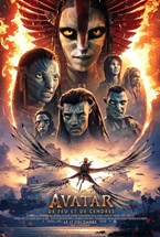 Affiche du film Avatar : de feu et de cendres