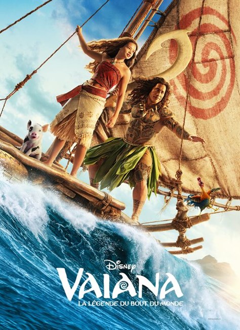 Affiche du film Vaiana, la légende du bout du monde