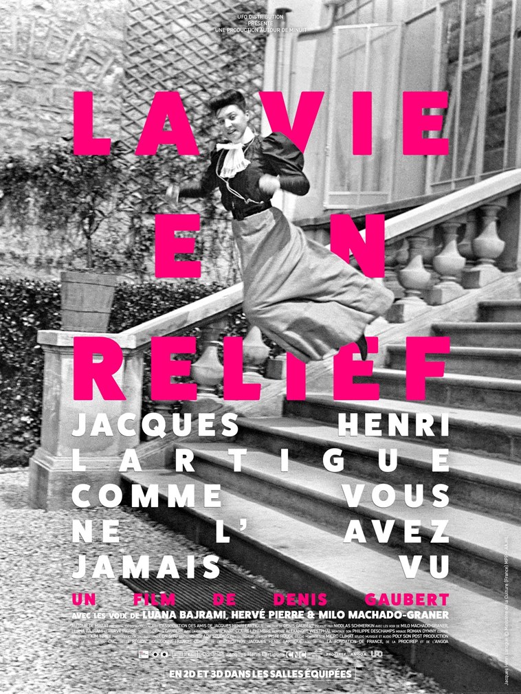 Affiche du film La Vie en relief - Jacques Henri Lartigue