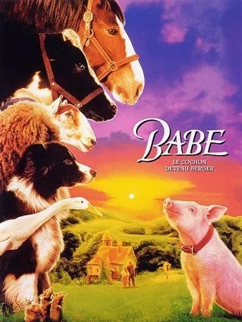 Affiche du film Babe, le cochon devenu berger