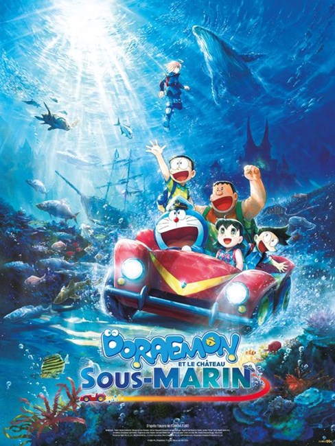 Affiche du film Doraemon et le château sous-marin
